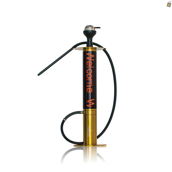 Folix Hookah with Moving Screen - Gold (In Case)