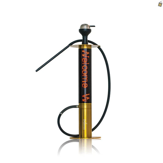 Folix Hookah with Moving Screen - Gold (In Case)