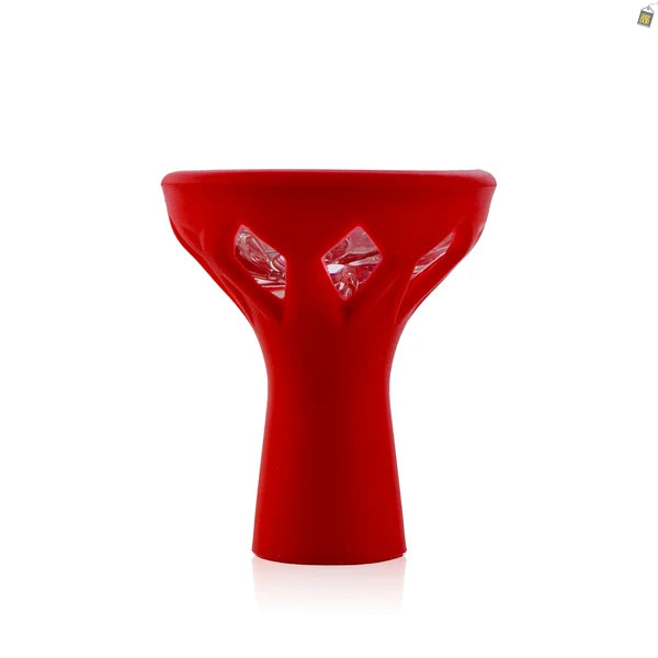 Xamsari Vitria Silicone Hookah Chillum - Red