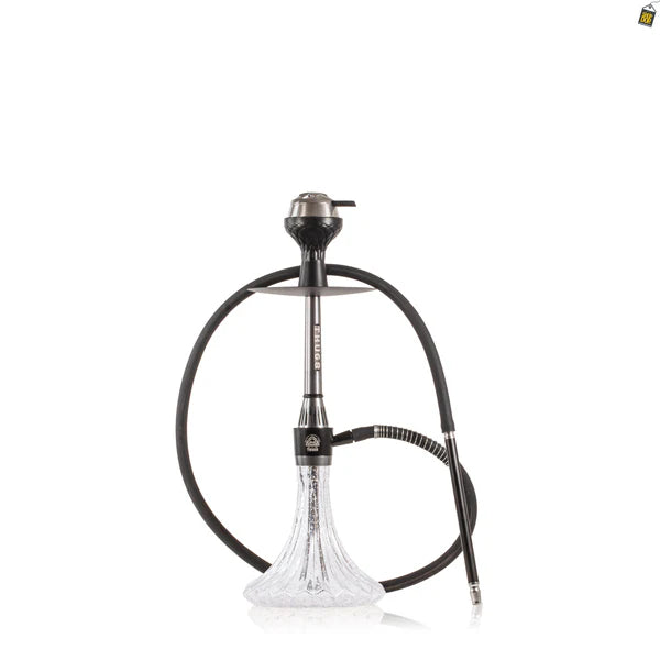 Hevil Hookah with Radium Base - Silver