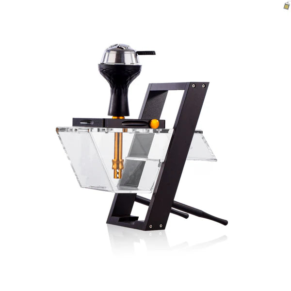 Acrylic Hoob Mafia Hookah with Stand - Black