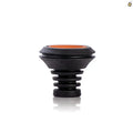 Hydra Chillum / Bowl (Silicone Covered Clay) - Black