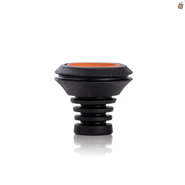 Hydra Chillum / Bowl (Silicone Covered Clay) - Black