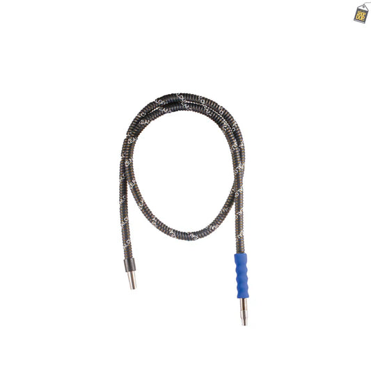Zeno Basic Foam Handle Leather Hookah Pipe - Dark Blue