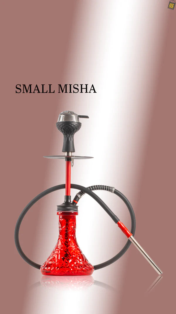 Small Misha Hookah - Red