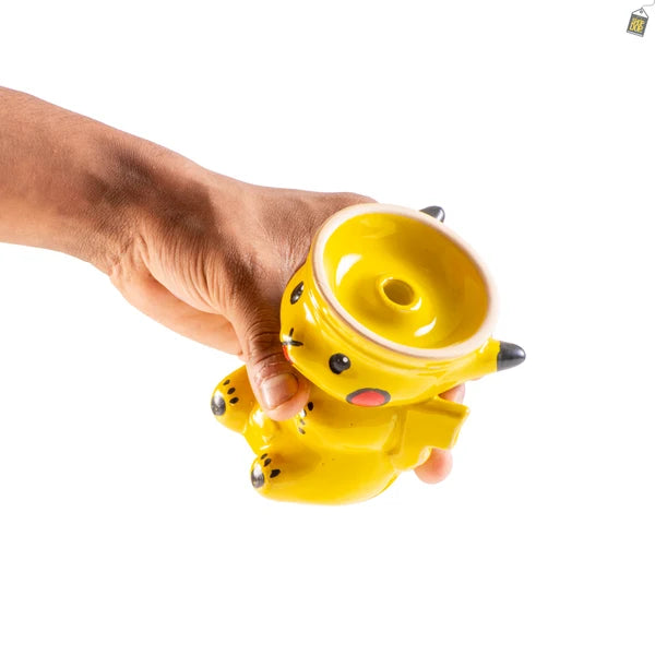 Fancy Ceramic Pikachu Hookah Bowl / Chillum
