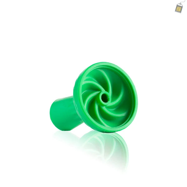 Blade Silicon Chillum for Hookah - Green