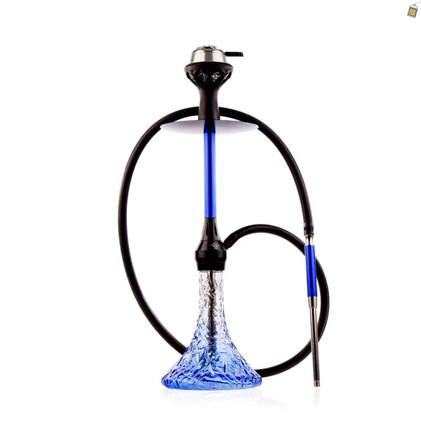 Smoke Rider Hookah with Bag - Blue
