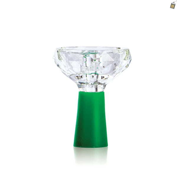Space Glass Phunnel Hookah Bowl Chillum - Green