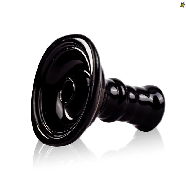 Volka Square Ceramic Single Hole Hookah Phunnel with Box-Black