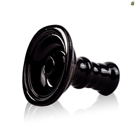 Volka Square Ceramic Single Hole Hookah Phunnel with Box-Black