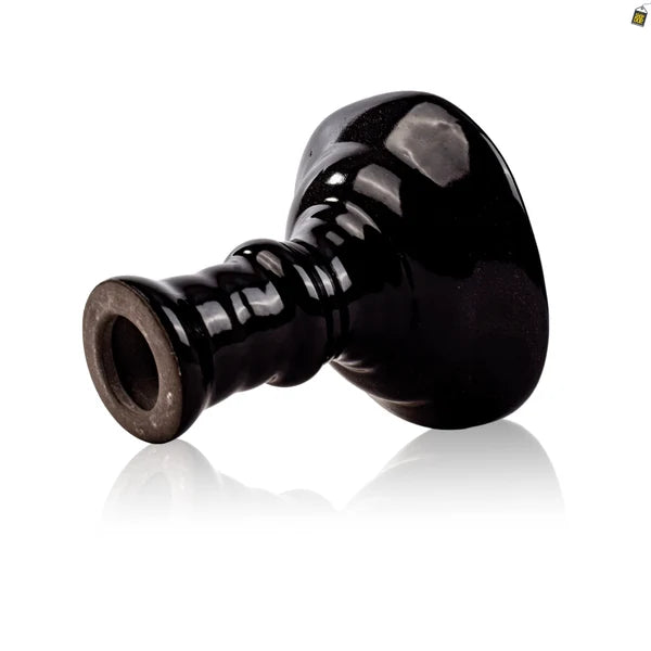 Volka Square Ceramic Single Hole Hookah Phunnel with Box-Black