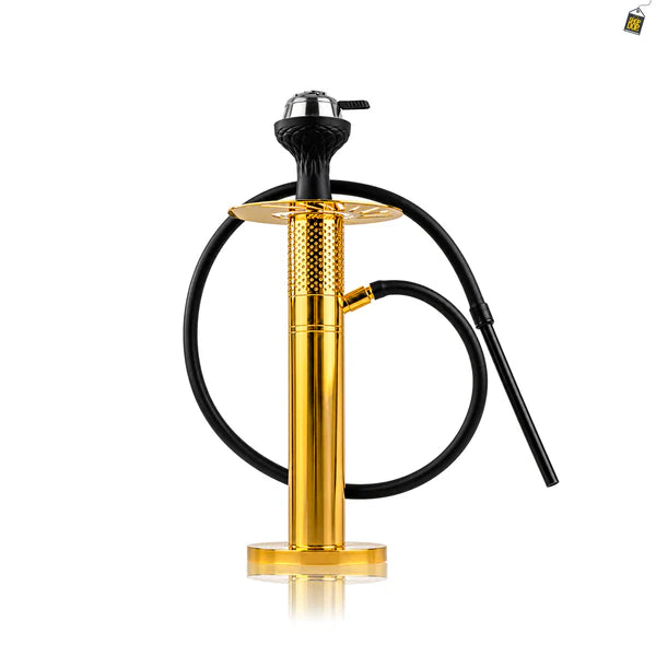 Steel Storm Hookah - Gold