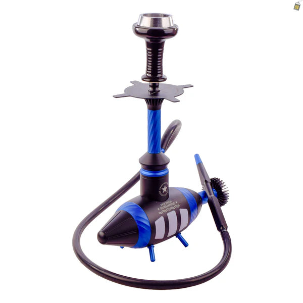 Submarine Hookah with LED Light- Blue