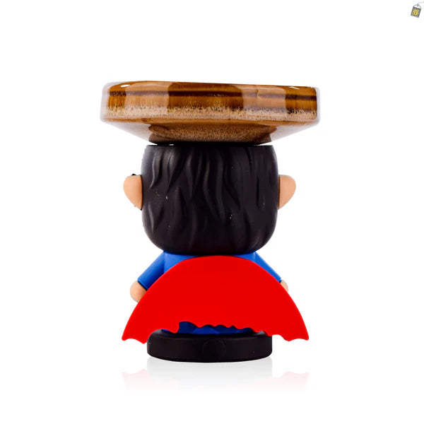 Superman Ceramic Hookah Bowl - Brown
