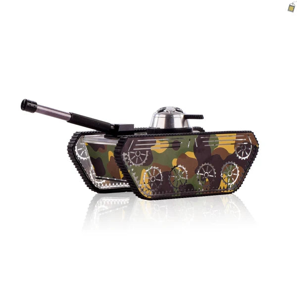 Designer Tank Hookah with LED Light - Military Color