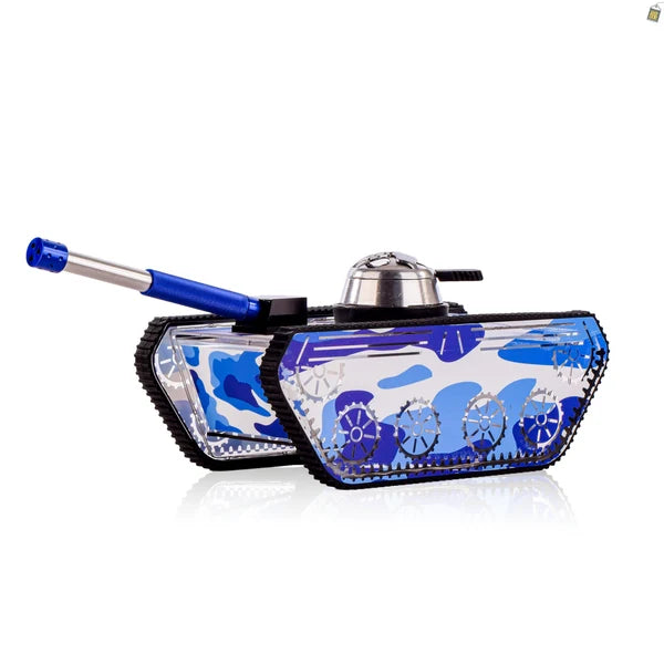 Designer Tank Hookah with LED Light - Blue