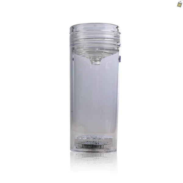 Acrylic Bottle Tumbler with LED Light - White