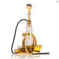 VG France Warship Hookah with LED Light - Gold