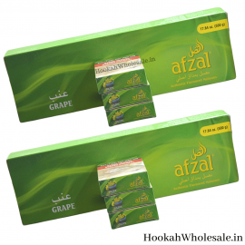 Afzal Grape Nicotine Hookah Flavor 50gm Pack Online at Wholesale Rates
