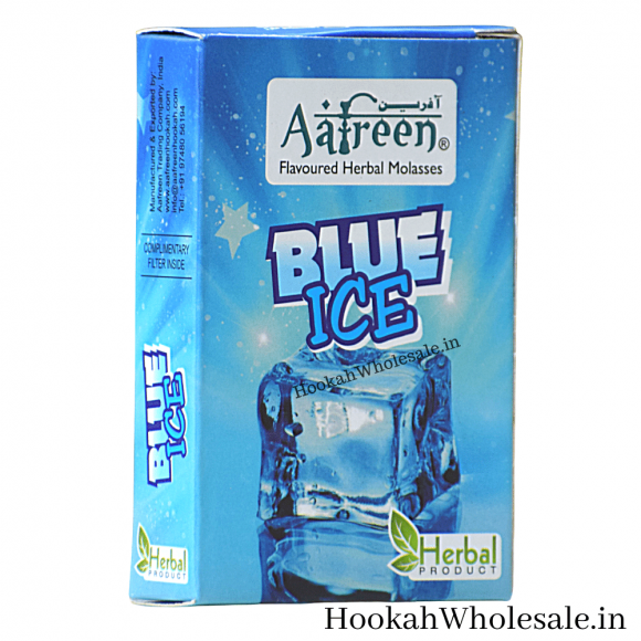 Aafreen Blue Ice Herbal Hookah Flavor 50g at Wholesale Rate