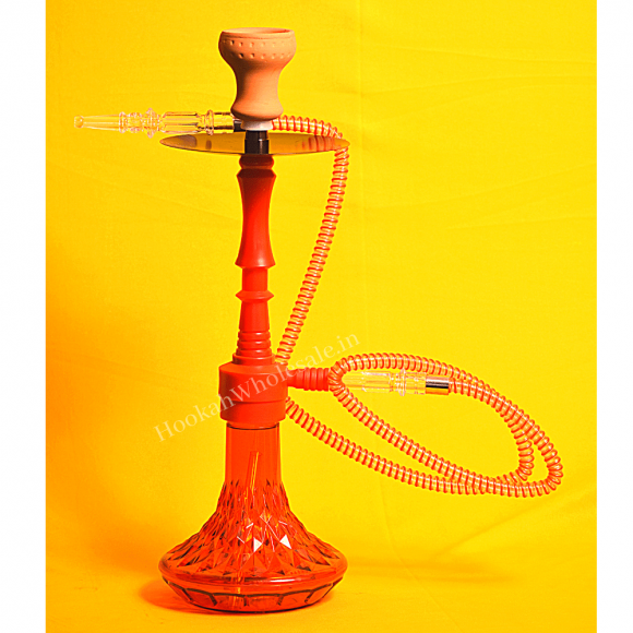 Red Russian Design Acrylic Tao Hookah with LED Light