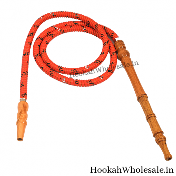 MYA Long Wooden Handle Hookah Hose at Wholesale Price