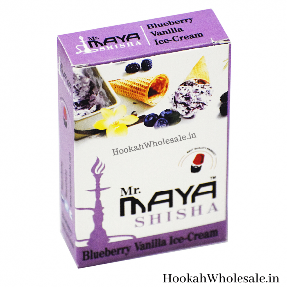 Mr. Maya Blueberry Vanilla Ice Cream Hookah Flavor 50g Pack at Wholesale Rate