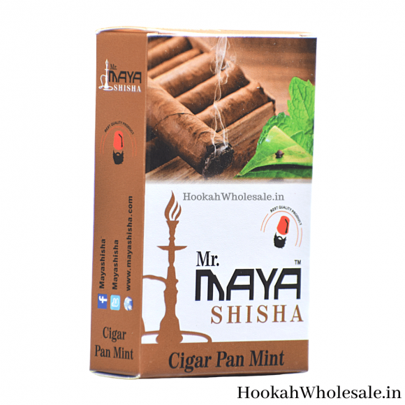 Mr. Maya Cigar Pan Mint 50g Shisha Flavor at Wholesale Price