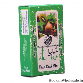 Mr. Maya Paan Kiwi Mint Herbal Hookah Flavor 50g at Wholesale Rate