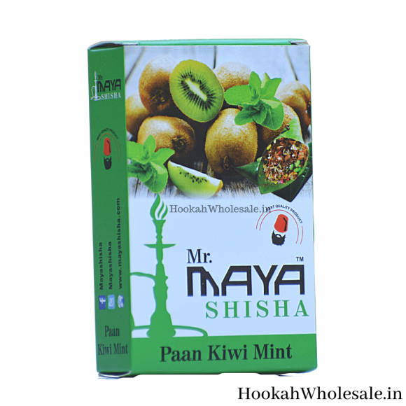 Mr. Maya Paan Kiwi Mint Hookah Flavor 50g at Wholesale Price