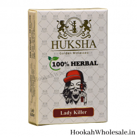 Huksha Lady Killer 100% Herbal Shisha Flavor 50g Pack