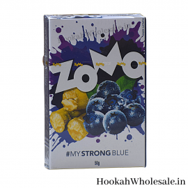 Zomo Strong Blue Shisha Flavor 50gms Online India