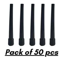 Black Hookah Mouth Tips / Filters - Pack of 50pcs