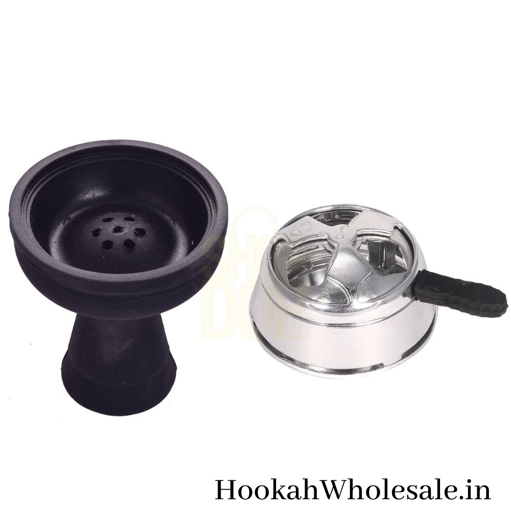 Buy Combo - Silicone Hookah Bowl with Heat Management System